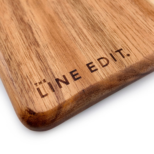 The Line Edit Acacia Serving Boards Laser
